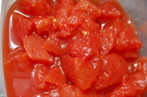 Chopped tomatoes 