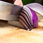 Chopping onions by Mike