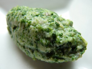 Spinach and ricotta gnocchi by Bloggyboulga