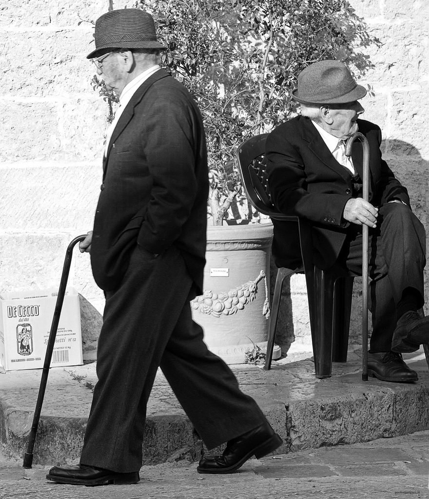 Old Men in Specchia by Paolo Margari
