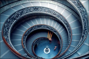 Vatican Stairs by Marcel Germain