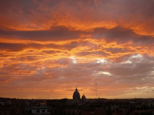 Sunset over rome by Stefan Geens