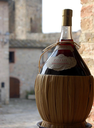 Flask of Chianti by Giulio Nepi