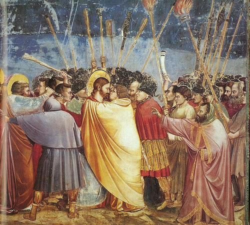 Fresco by Giotto di Bondone in Cappella degli scrovegni, Padova by Carla216