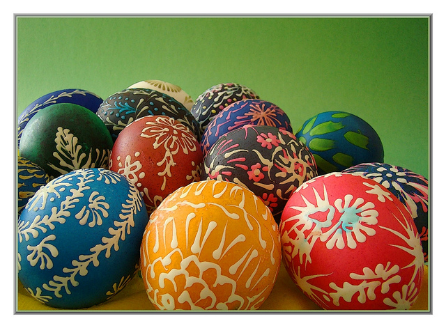 Easter eggs by Walter A. Aue