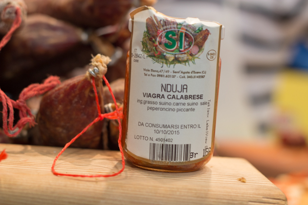 Nduja, labelled "Calabrian viagra"
