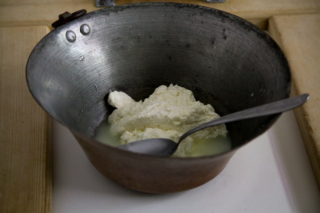 My bowl of steaming ricotta
