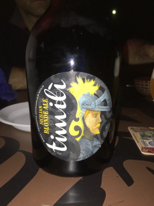 Sicilian blonde ale made from timili (an ancient grain)